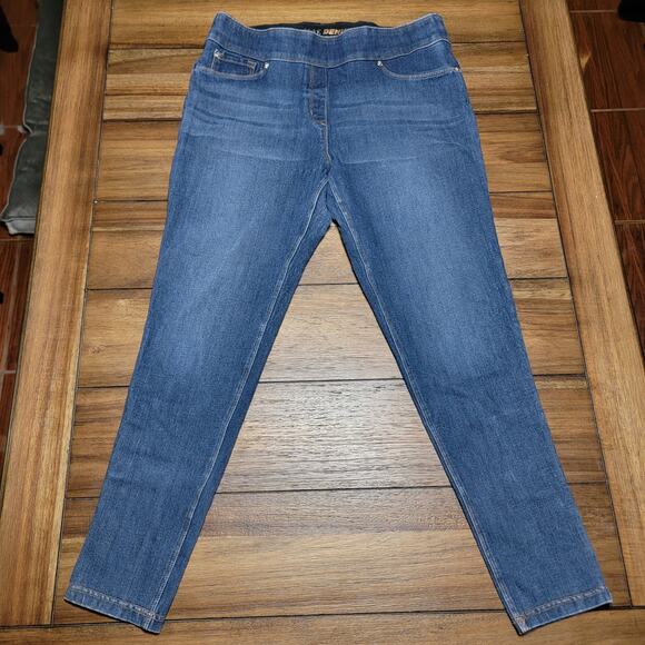 Luxe Denim 4 Way Stretch Pull On Jeggings - Size Large (14-16) - Picture 1 of 7